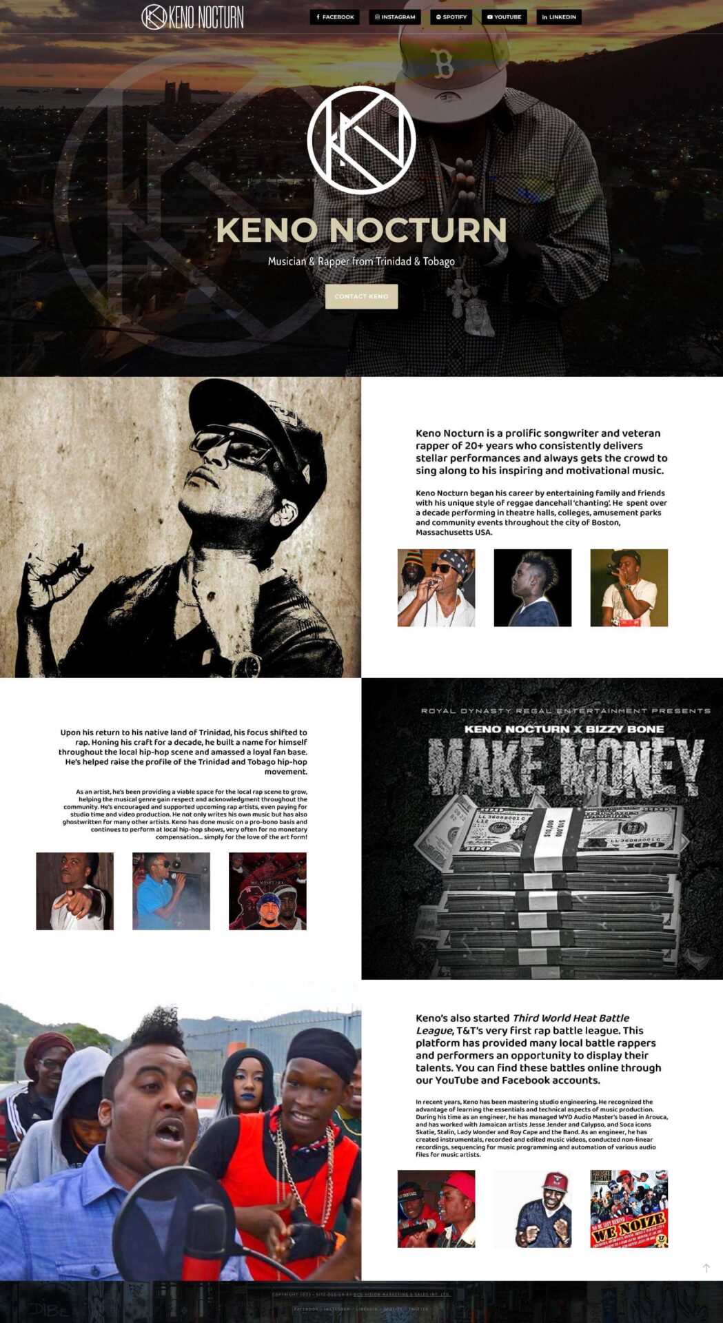 Keno Nocturn Website