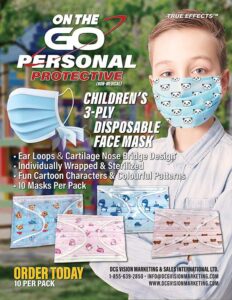 On-The-Go Protective Kit - Children's 3-Ply Sellsheet