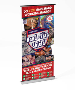 Dirty Hands Banner For True Effects Hand & Skin Shield