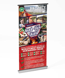 Outdoors Banner For True Effects Hand & Skin Shield