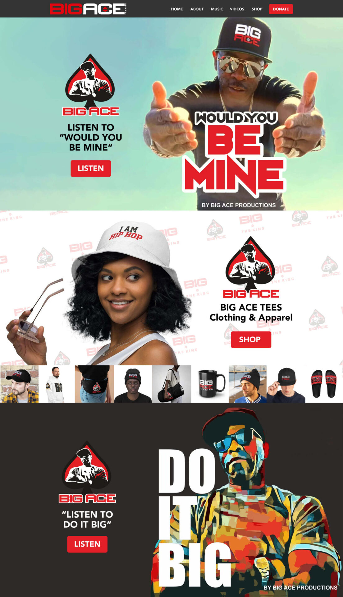 Big Ace Website